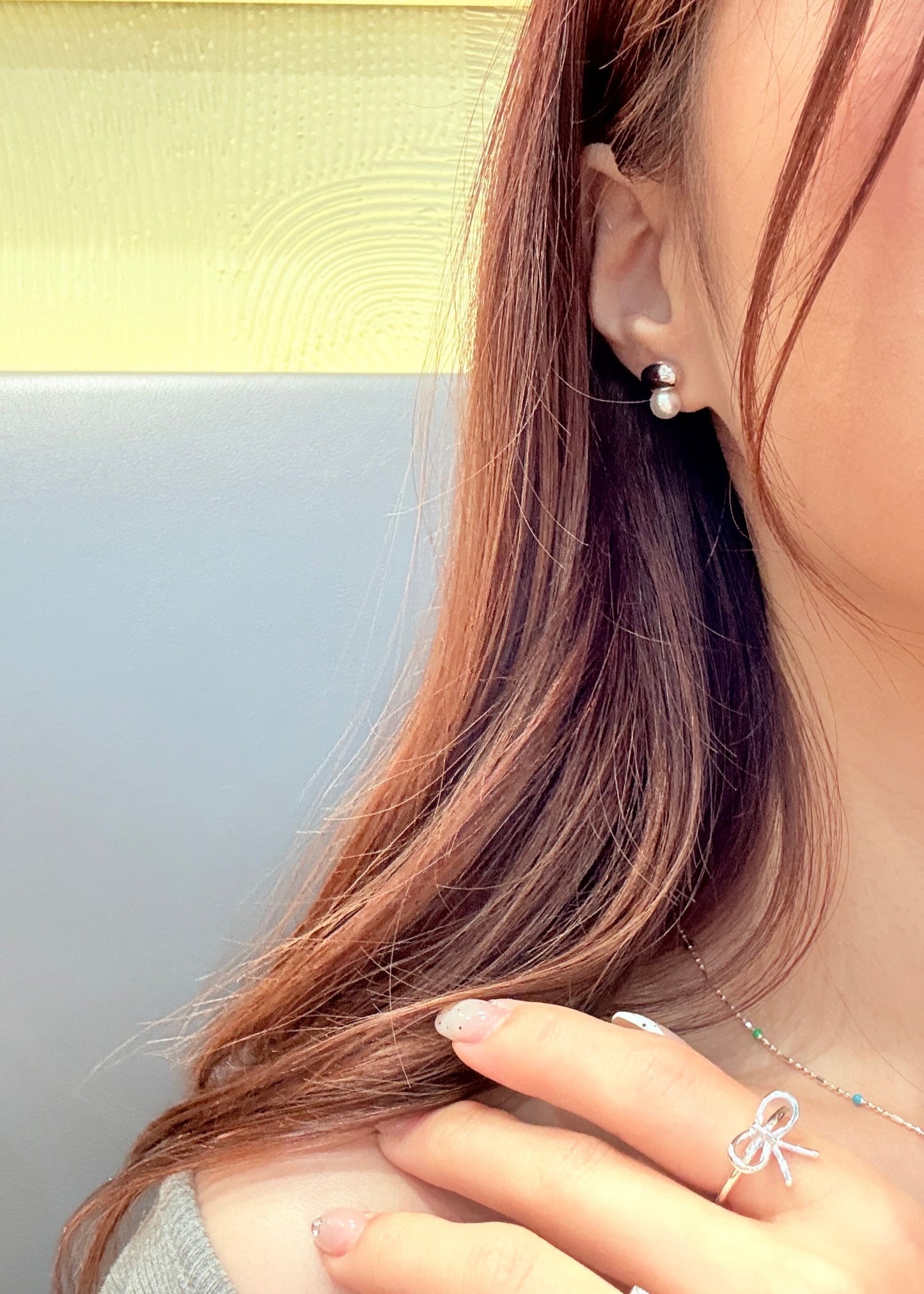 Pearl Bean Earrings