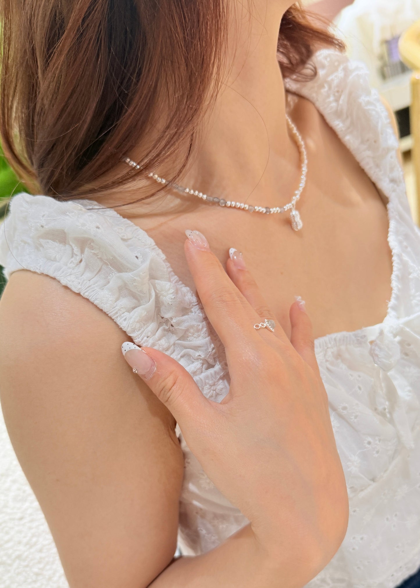 Peanut Pearl Double Necklace