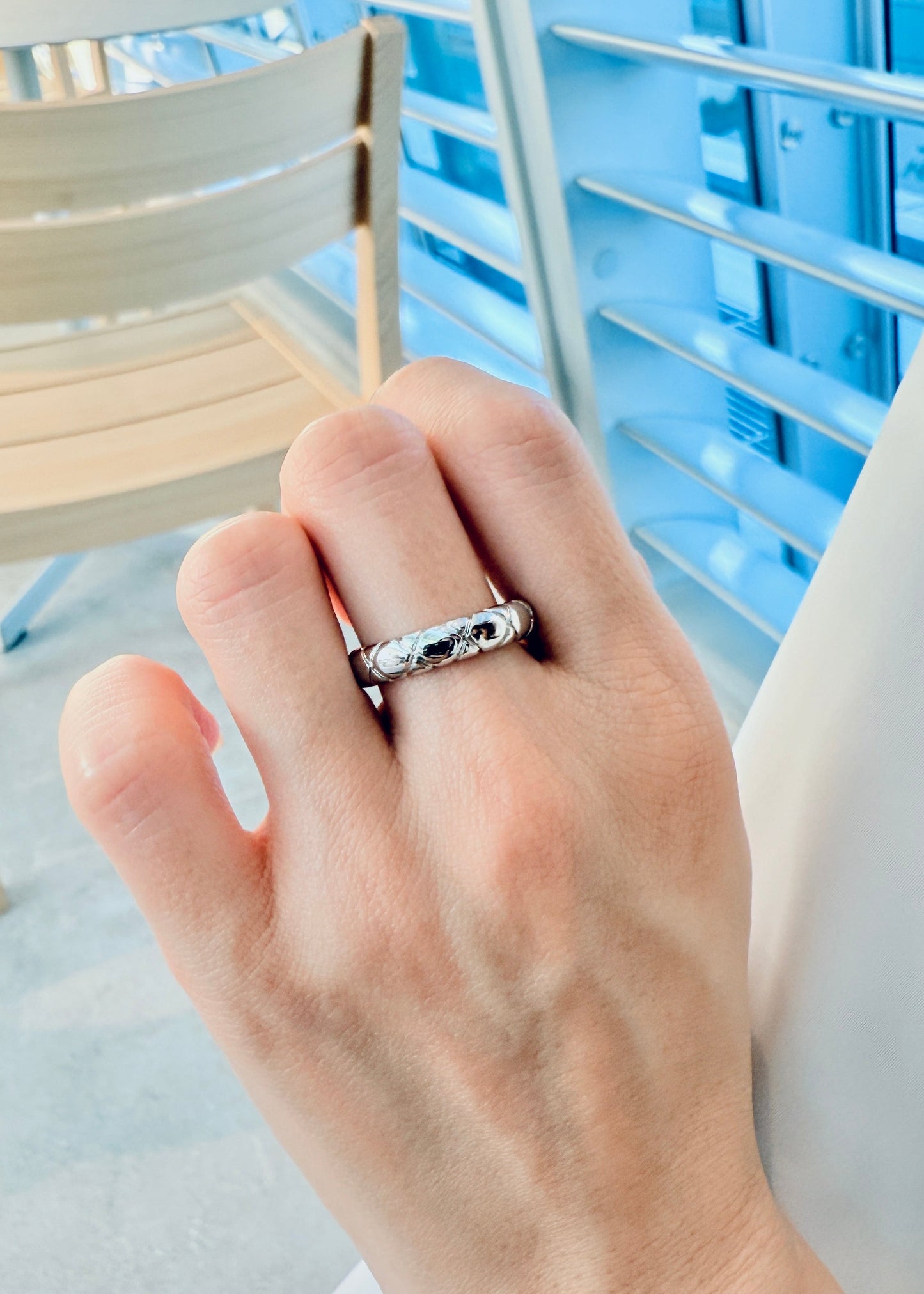 Quilted Motif Ring