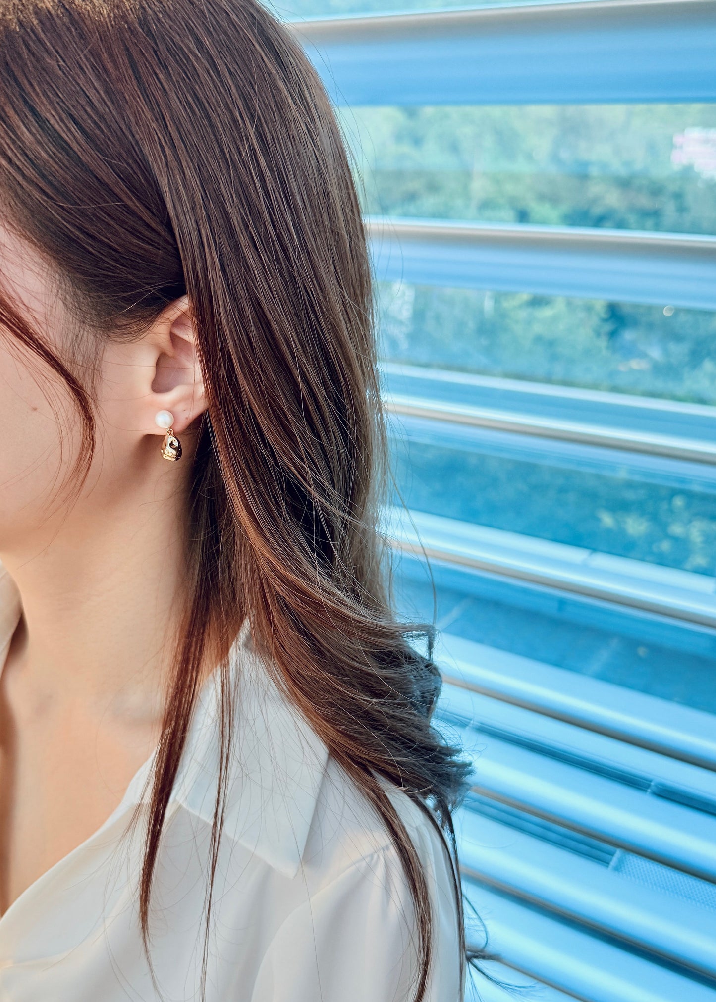 Freshwater Pearl Retro Earrings
