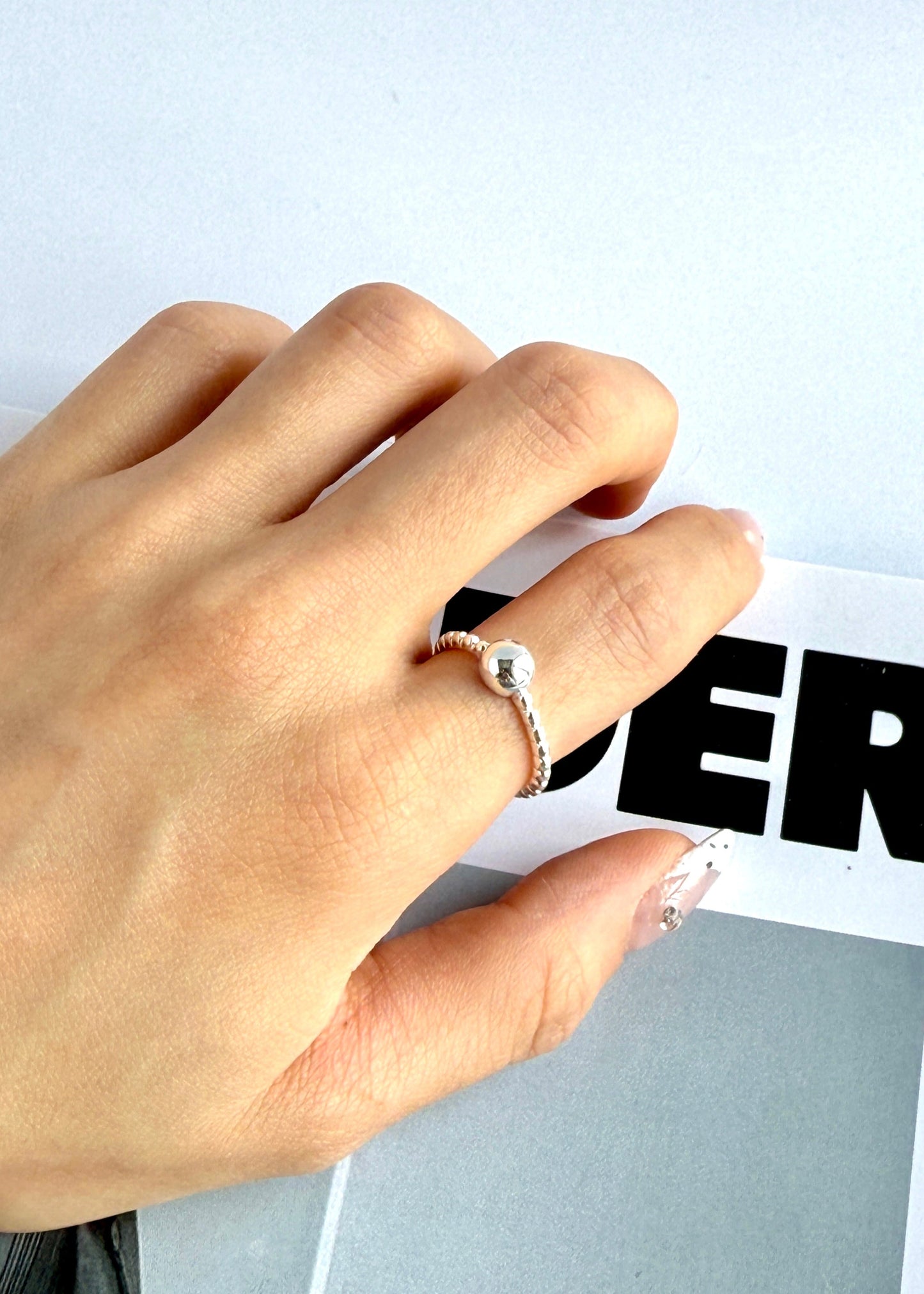 Round Pearl Ring