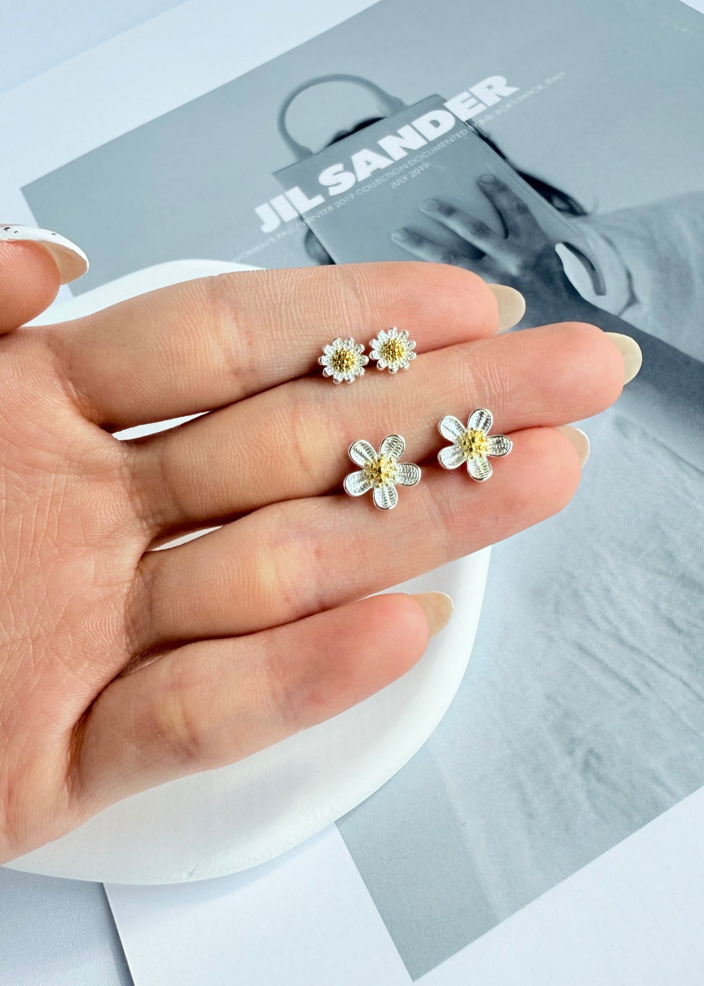Daisy Flower Earrings