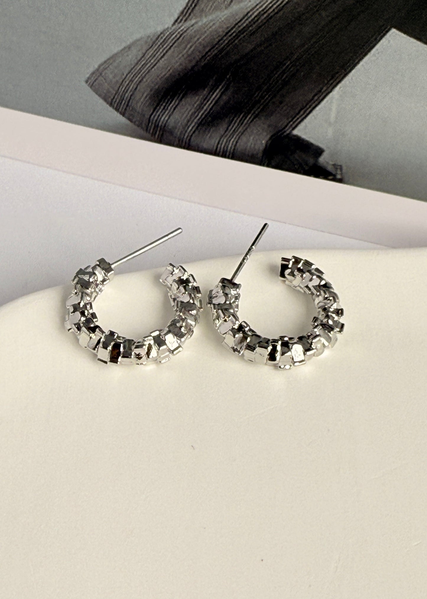 Simple Silver Earrings