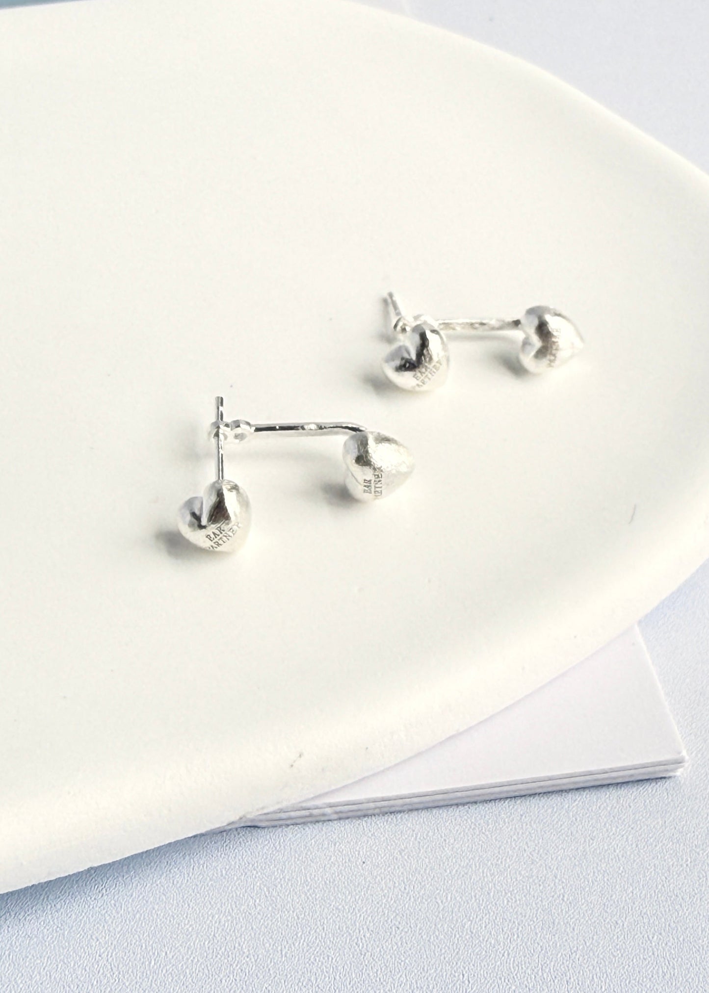 Back-hung Double Heart Earrings