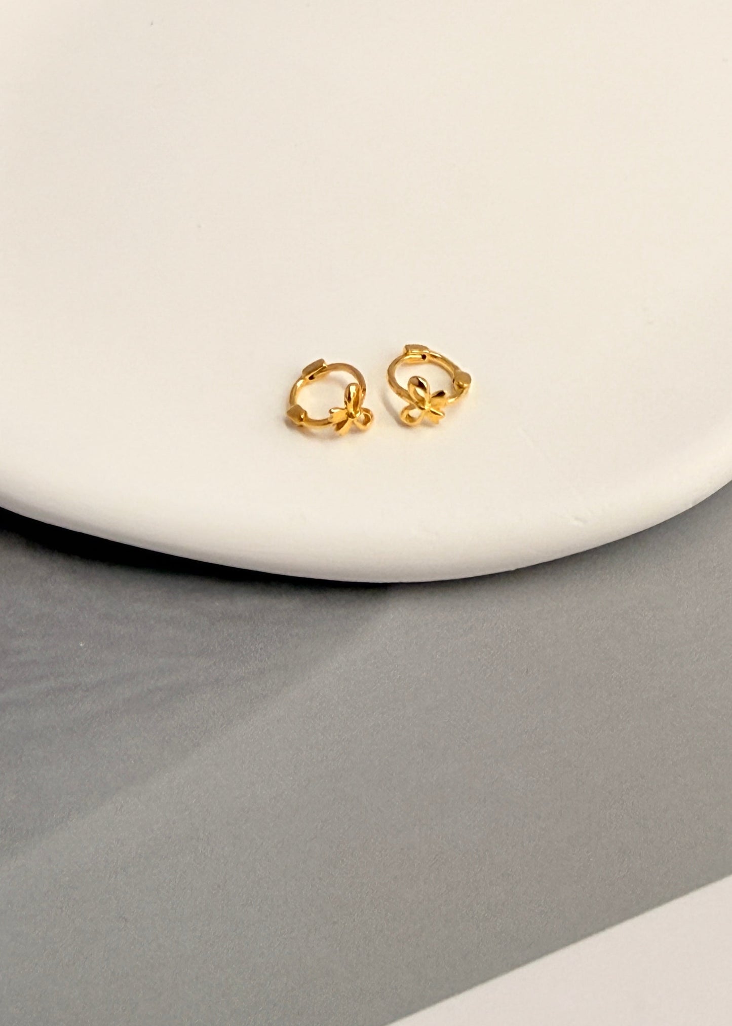Sterling Silver Bow Earrings