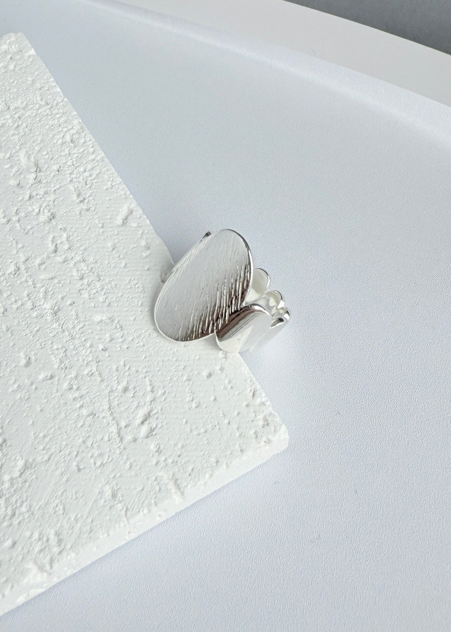 Niche Design Retro Simple Texture Ring