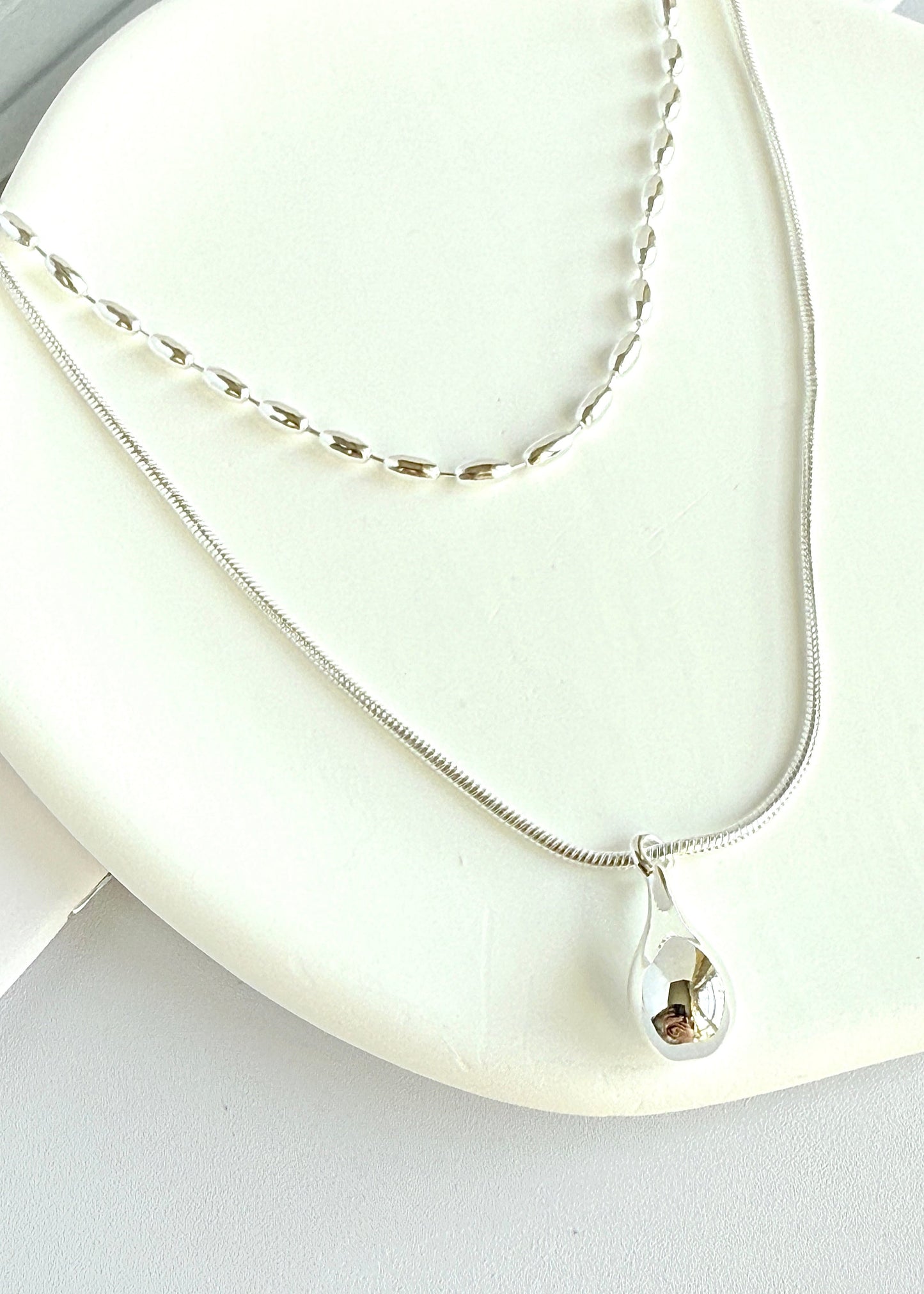 Teardrop Pendant Necklace