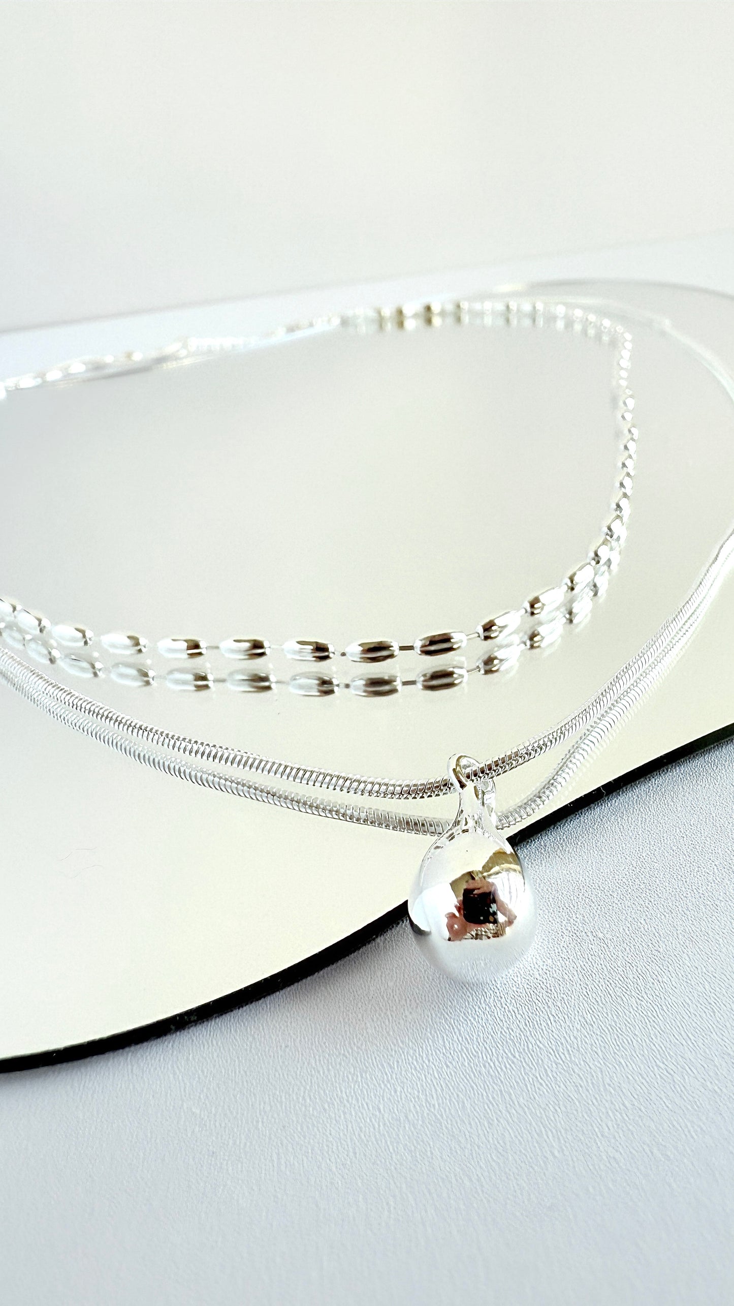 Teardrop Pendant Necklace
