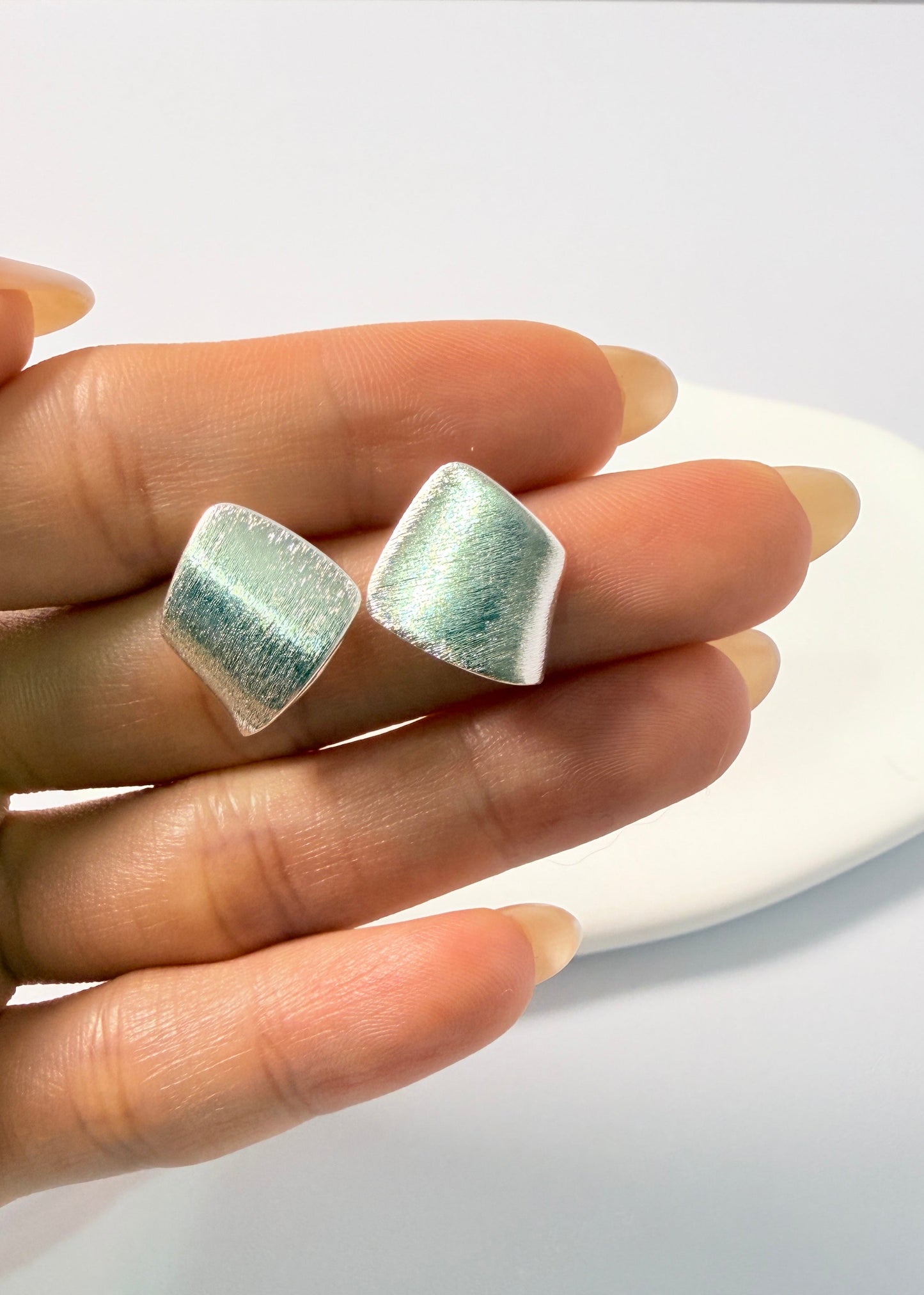 Geometric Cube Earrings