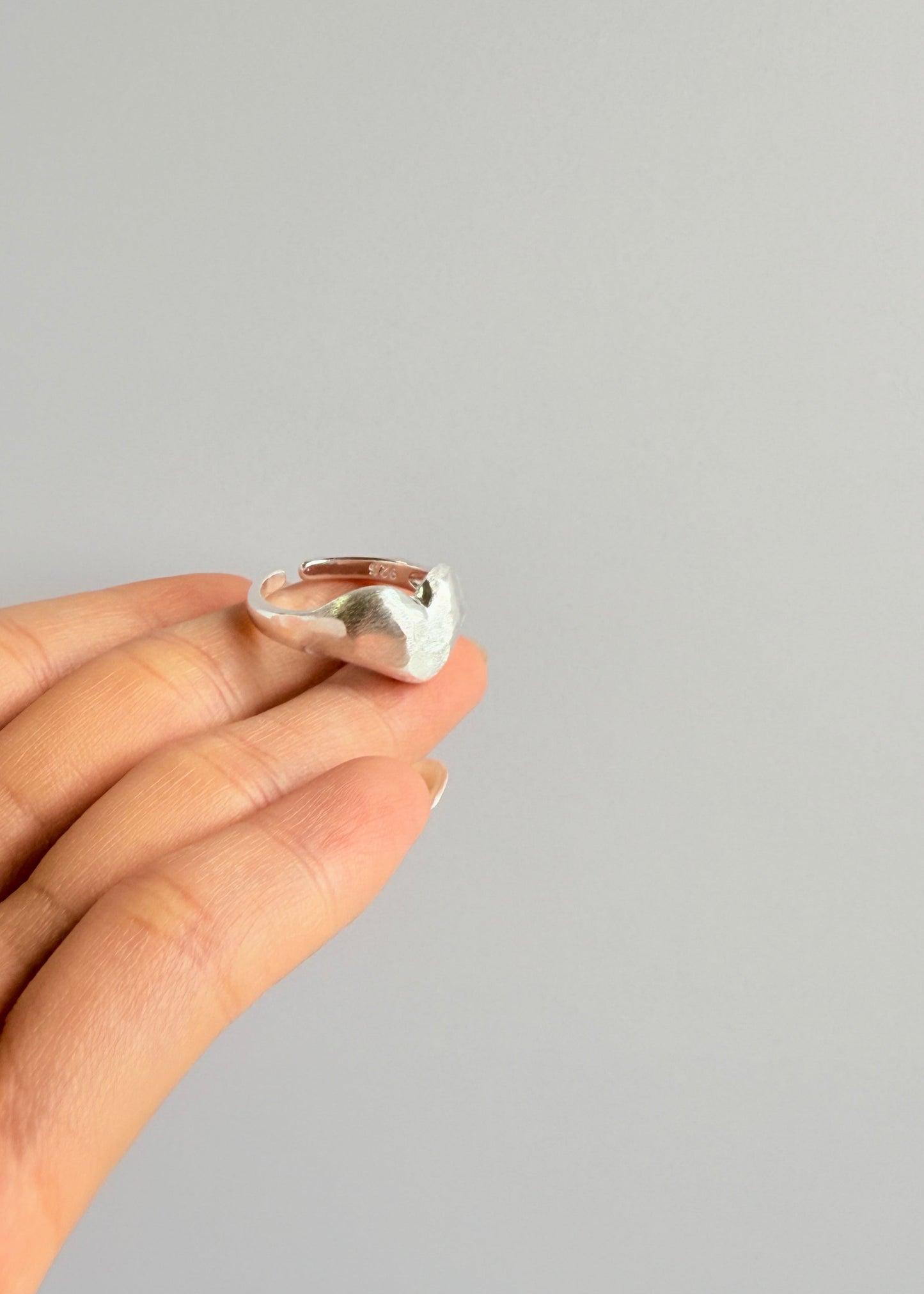 Heart Matte Ring