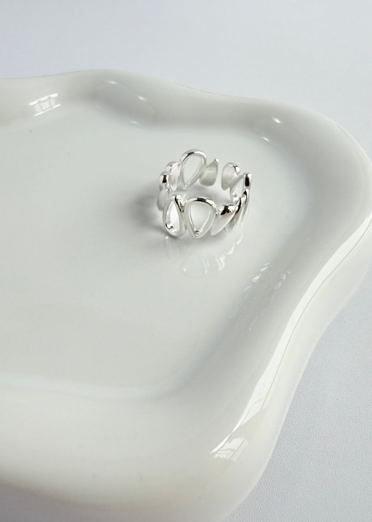 Irregular Teardrop Ring