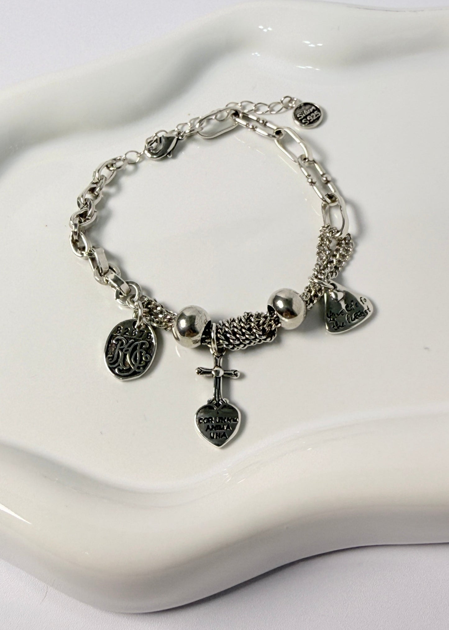 Cross Heart Bracelet