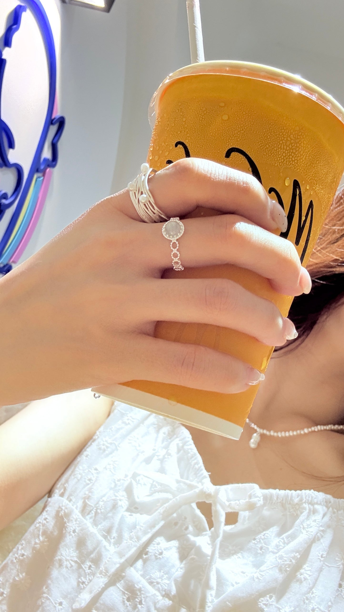 Moonstone Lace Ring