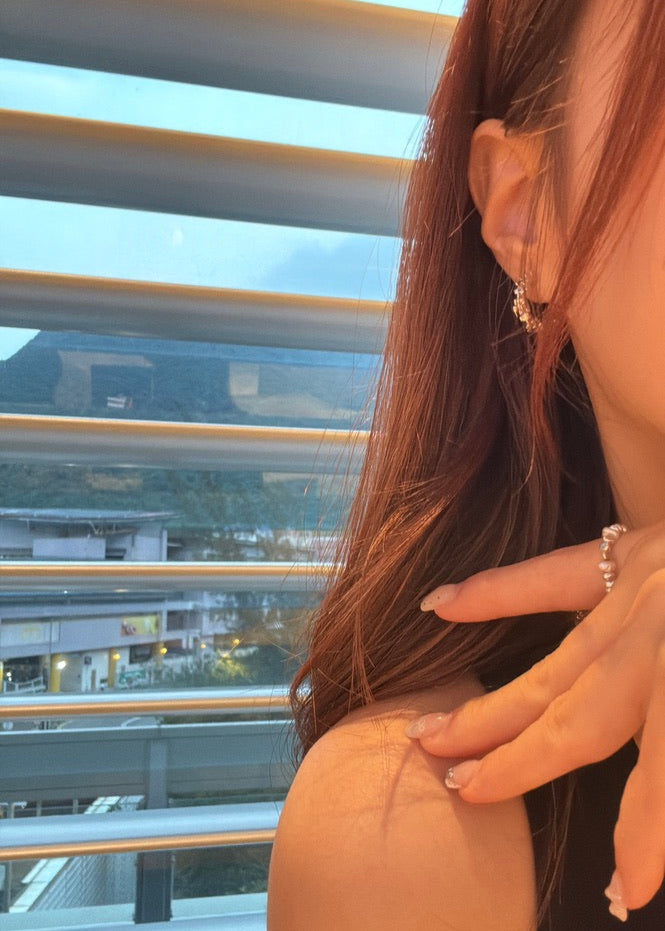 Simple Silver Earrings