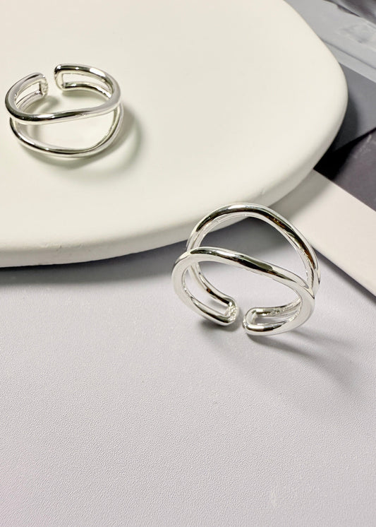 Double Lines Ring