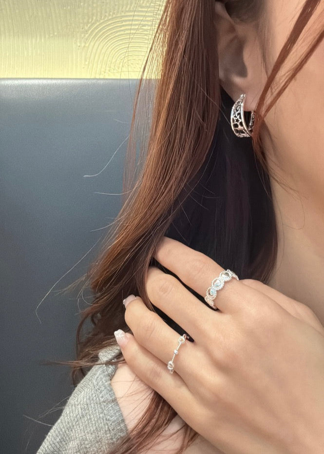 Vintage Star Earrings
