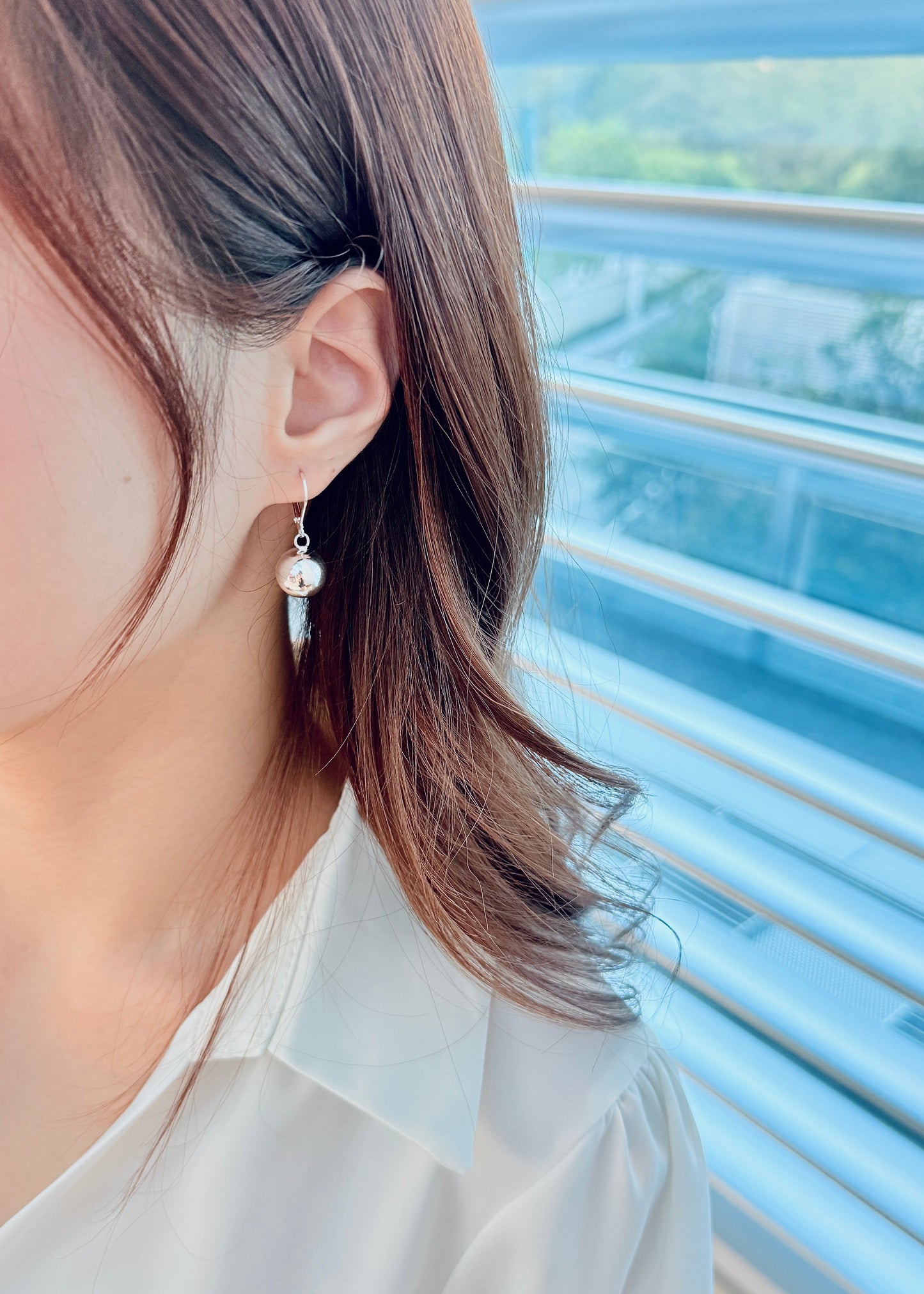 Vintage Round Drop Earrings