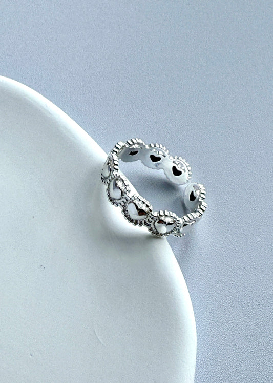 Metal Heart Ring