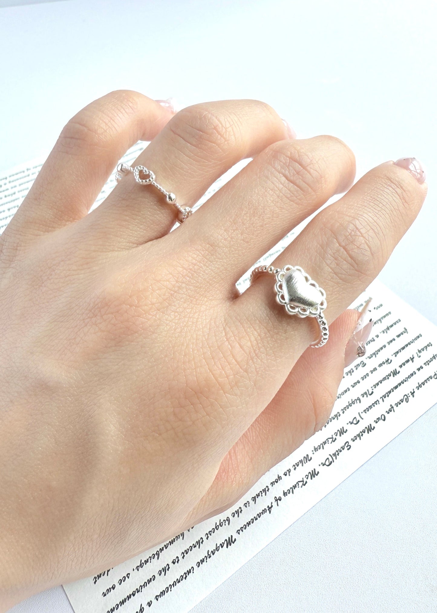 Metal Heart Ring