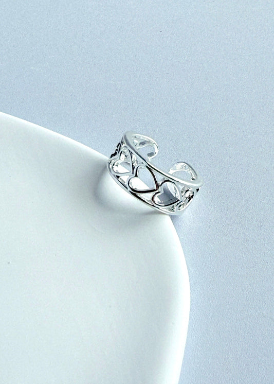 Metal Heart Ring