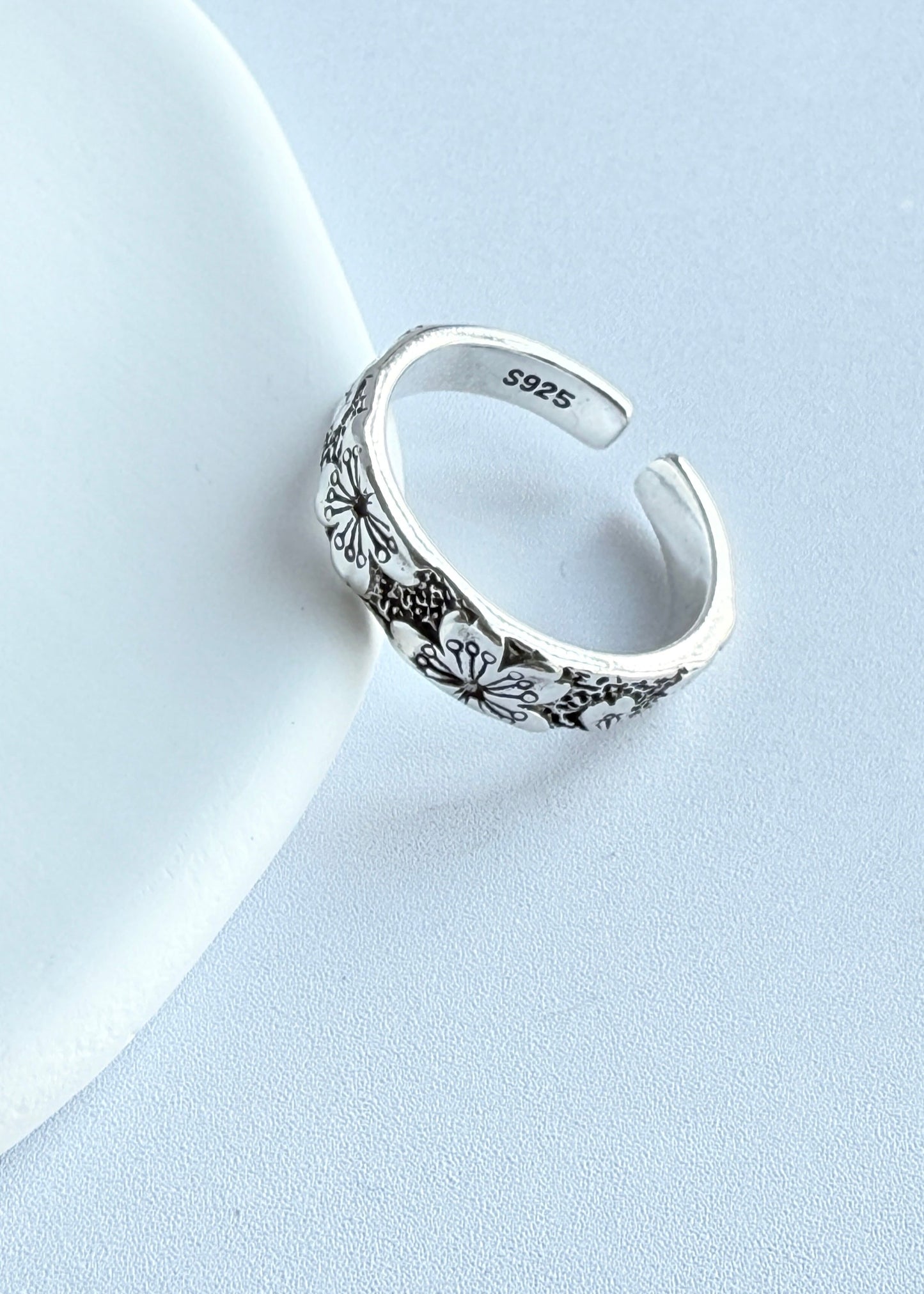 Vintage Cherry Blossom Ring