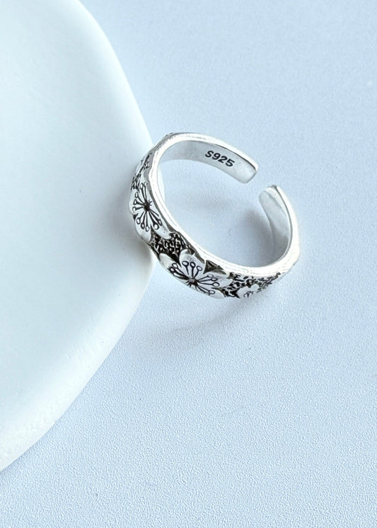 Vintage Cherry Blossom Ring