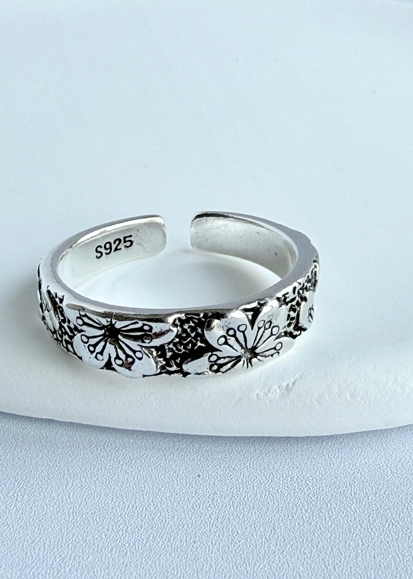 Vintage Cherry Blossom Ring