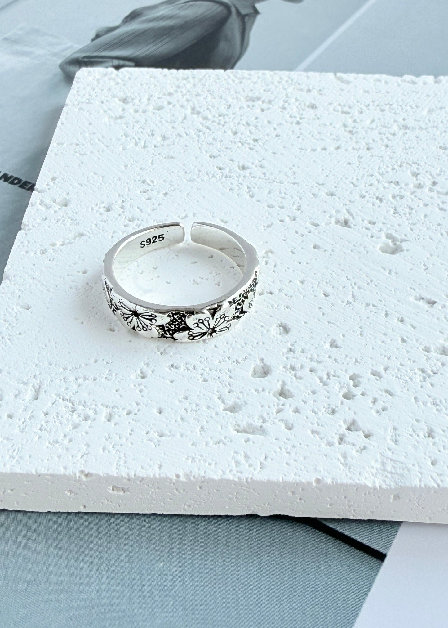 Vintage Cherry Blossom Ring