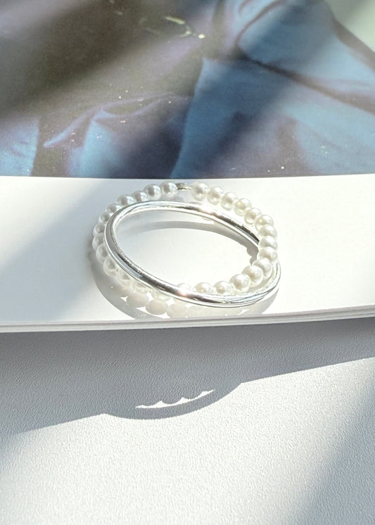 Pearl Double Ring