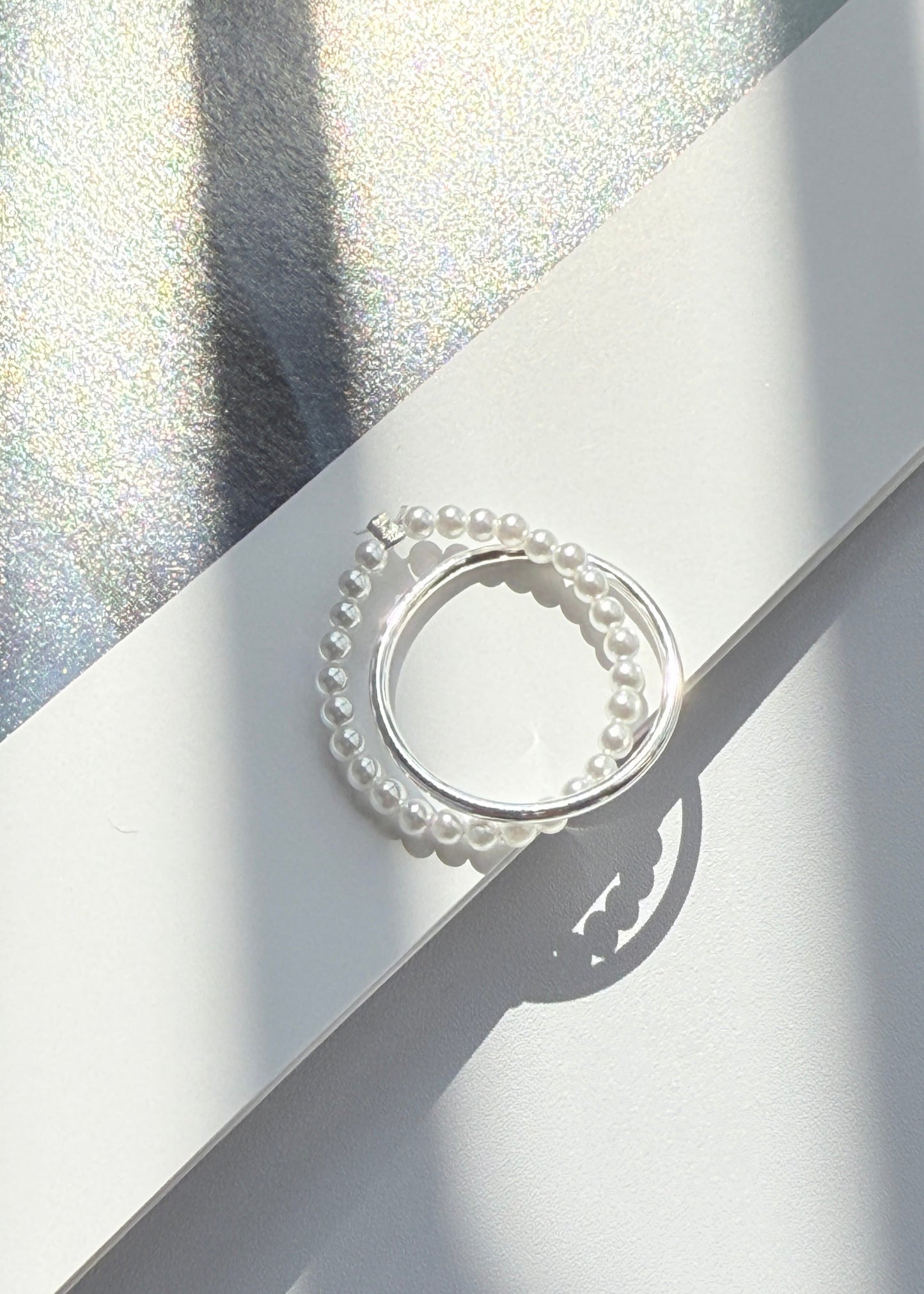 Pearl Double Ring
