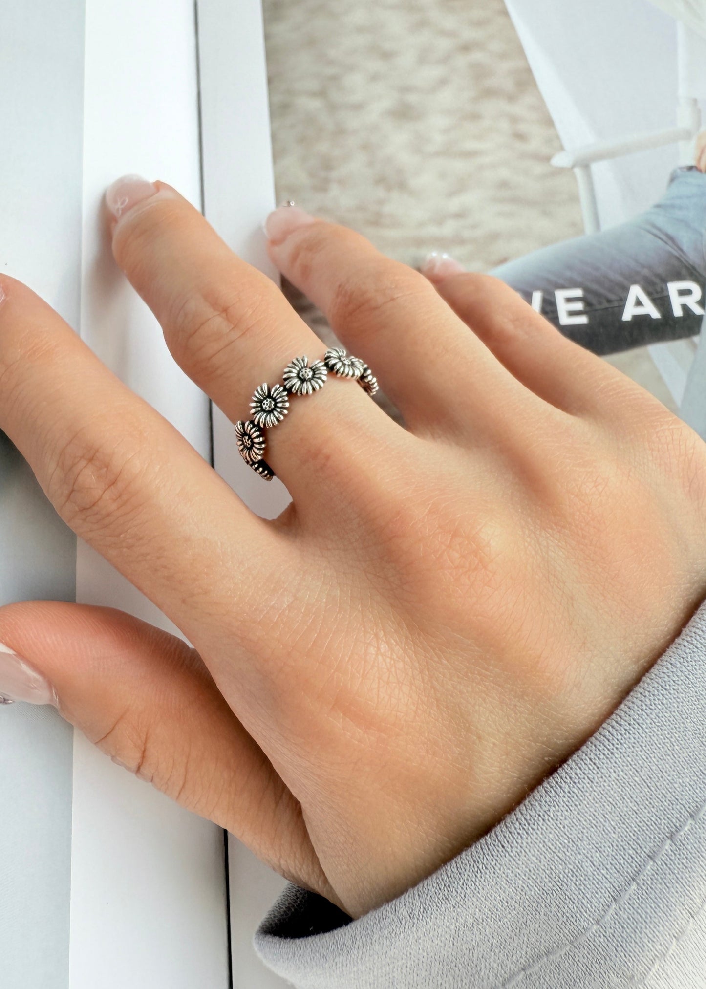 Vintage Daisy Ring