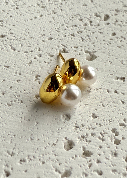Pearl Bean Earrings