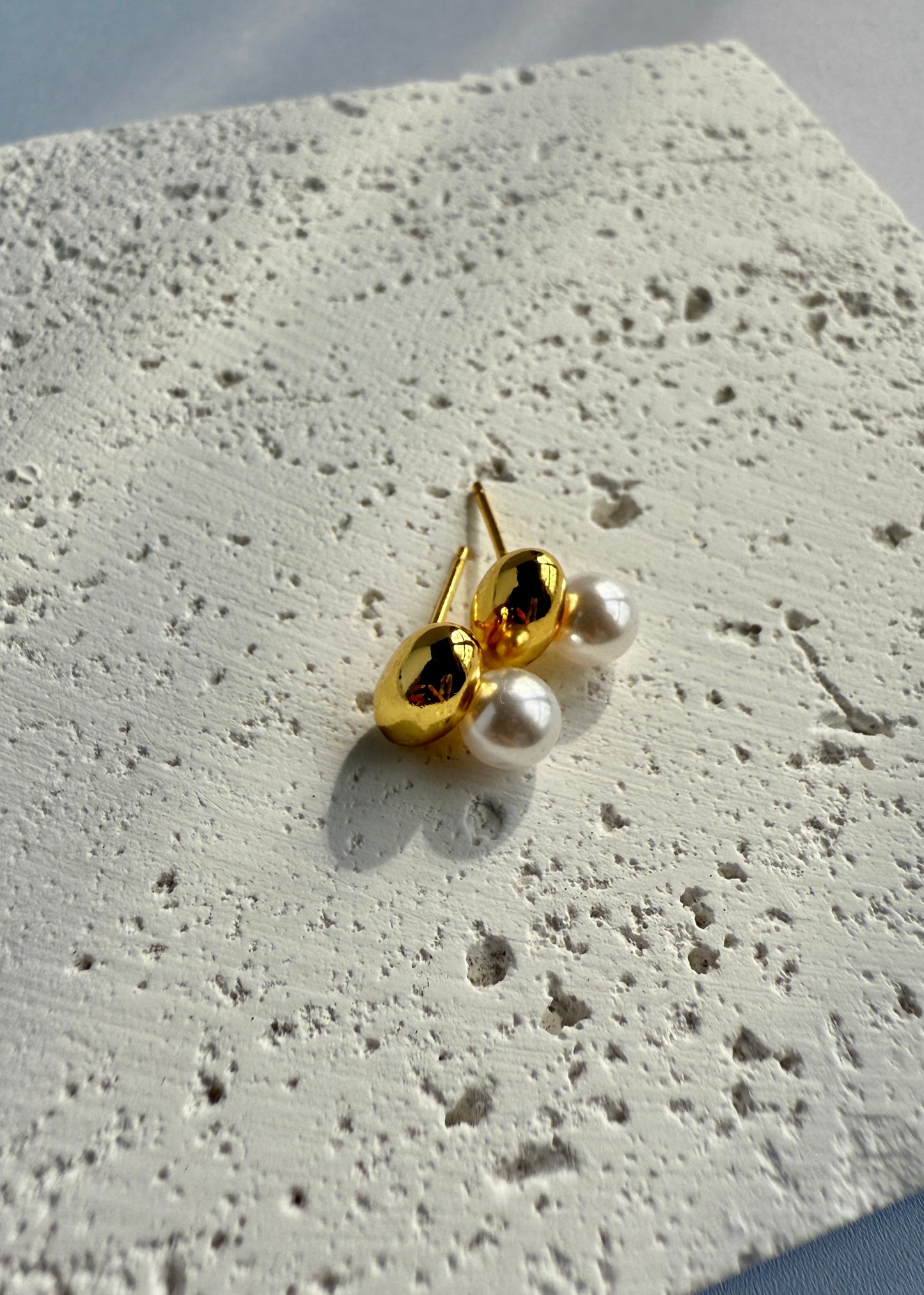 Pearl Bean Earrings