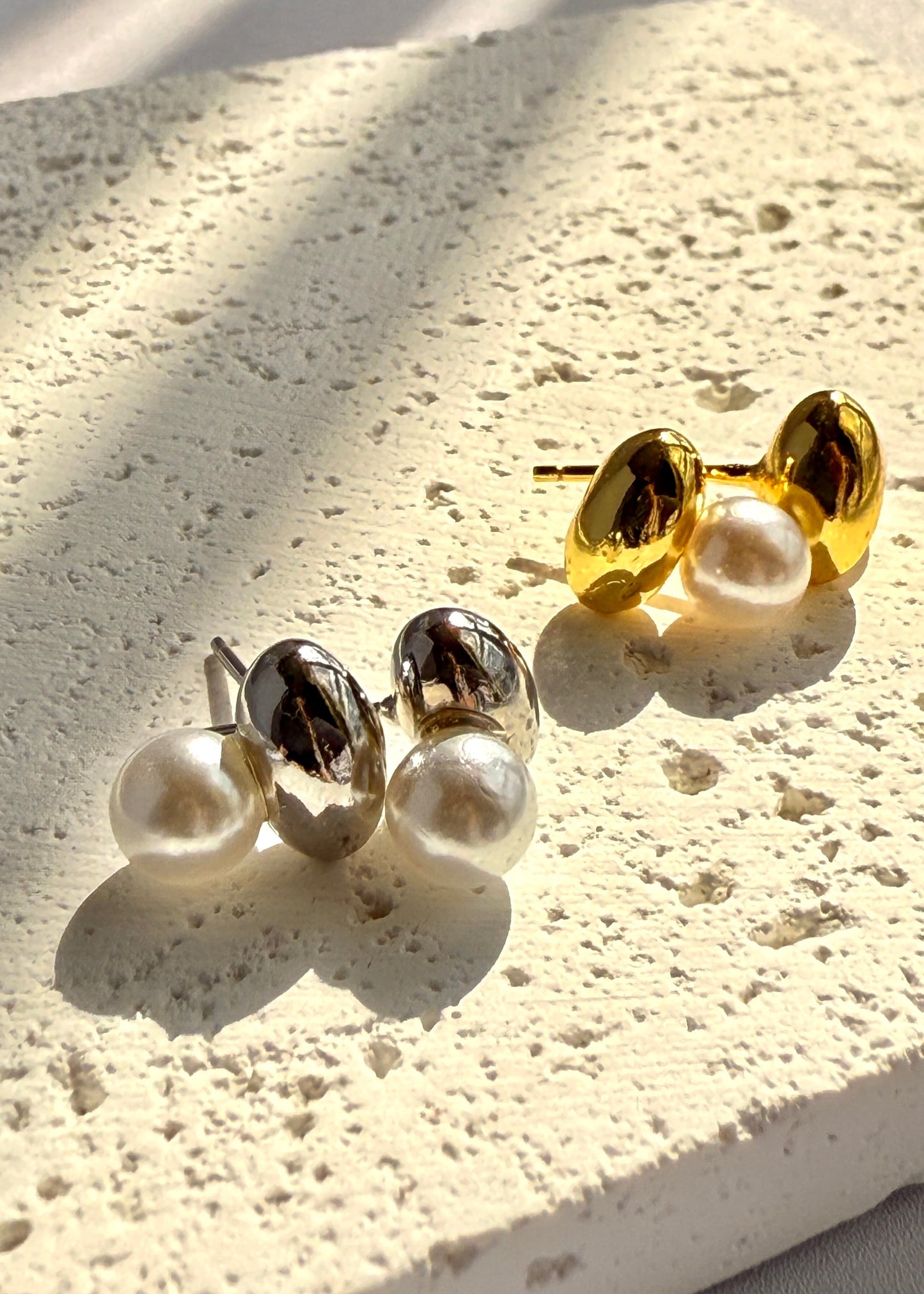Pearl Bean Earrings