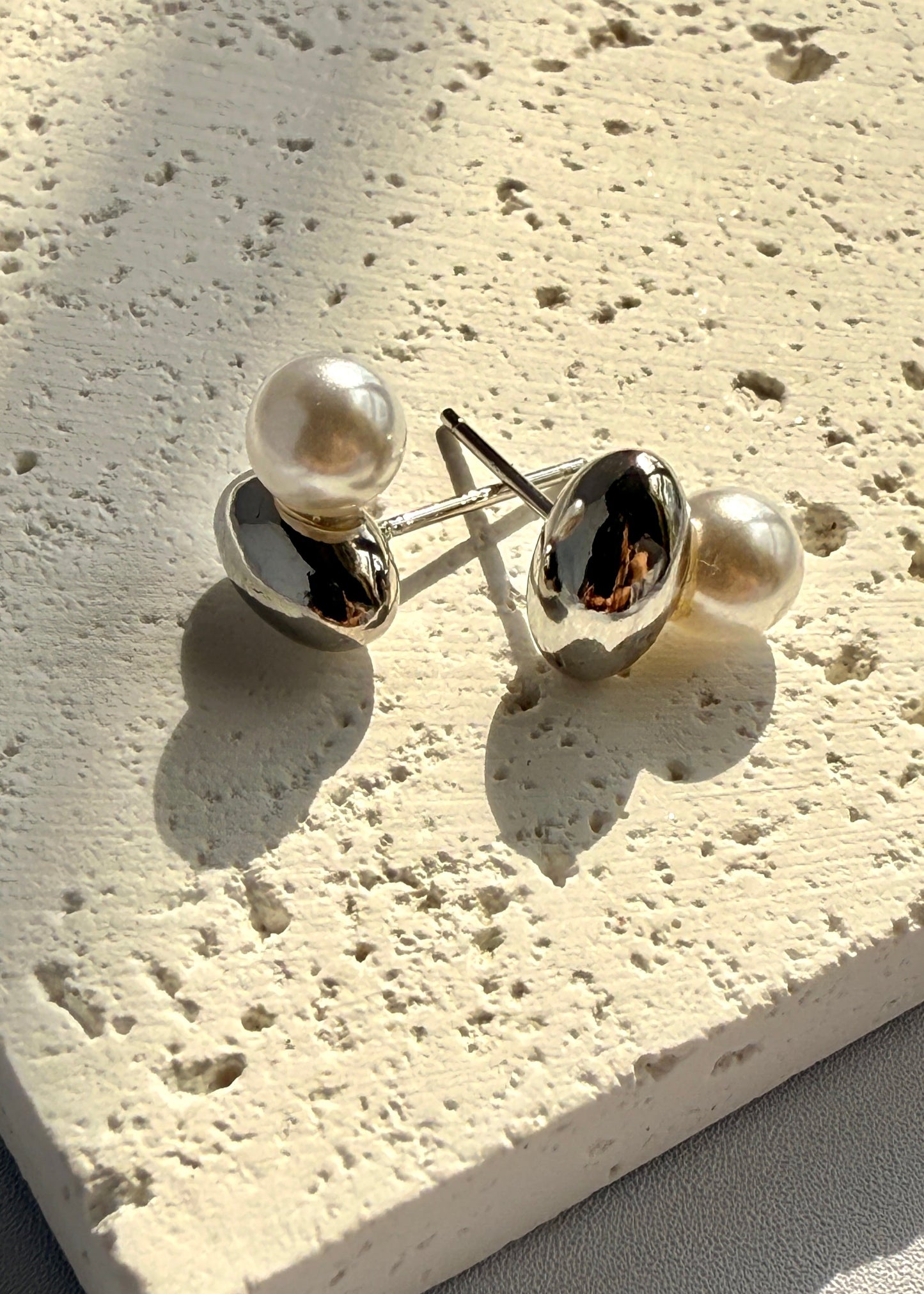Pearl Bean Earrings