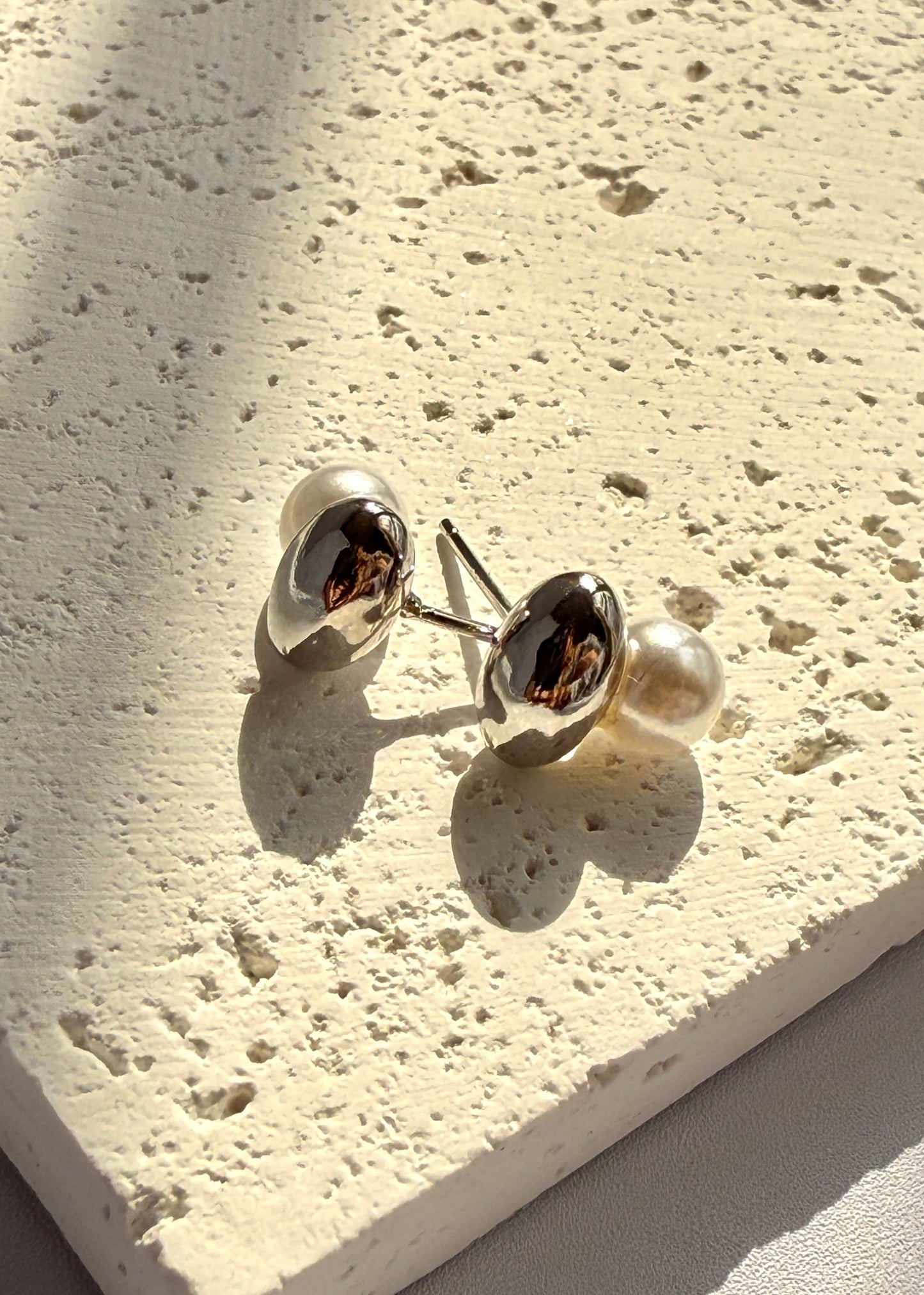 Pearl Bean Earrings