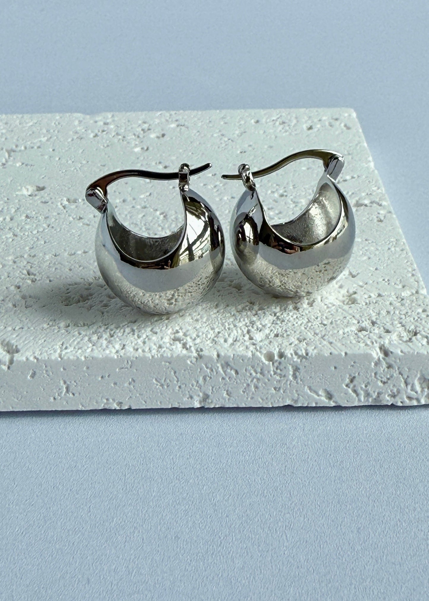 Polished Ball Drop Earrings