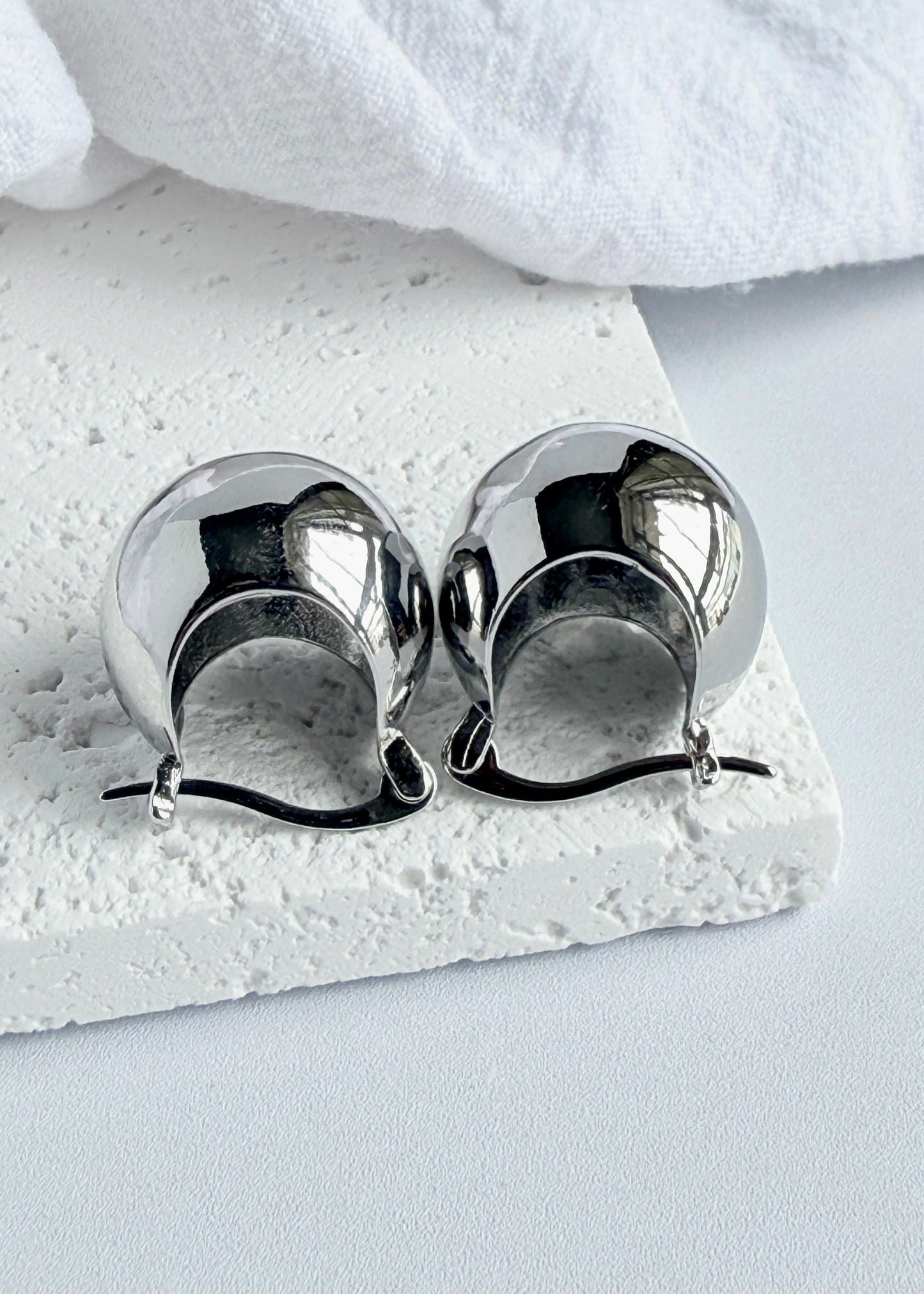 Polished Ball Drop Earrings