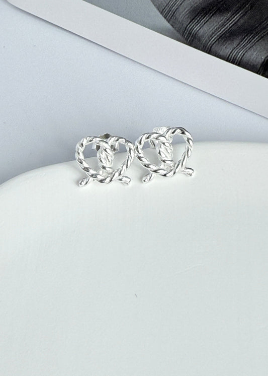 Heart Twist Earrings