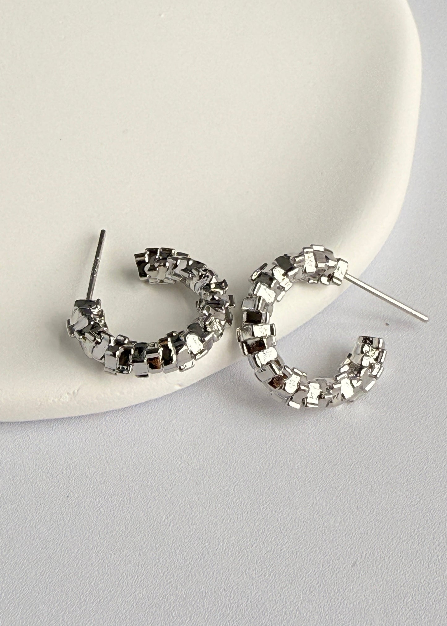 Simple Silver Earrings