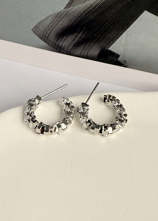 Simple Silver Earrings