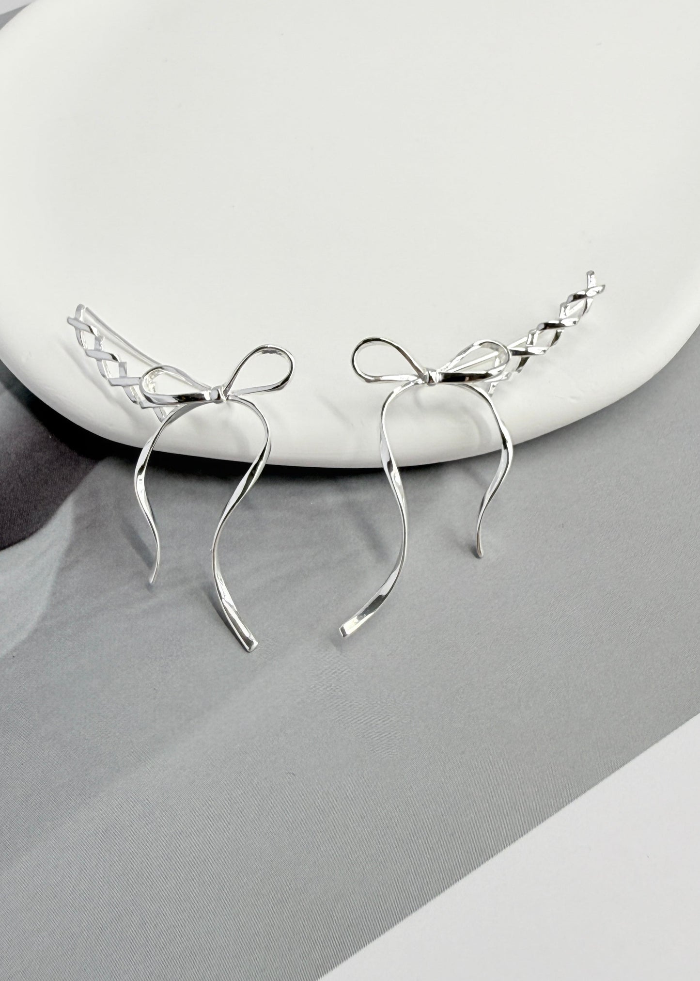 Ribbon Bow Earrings