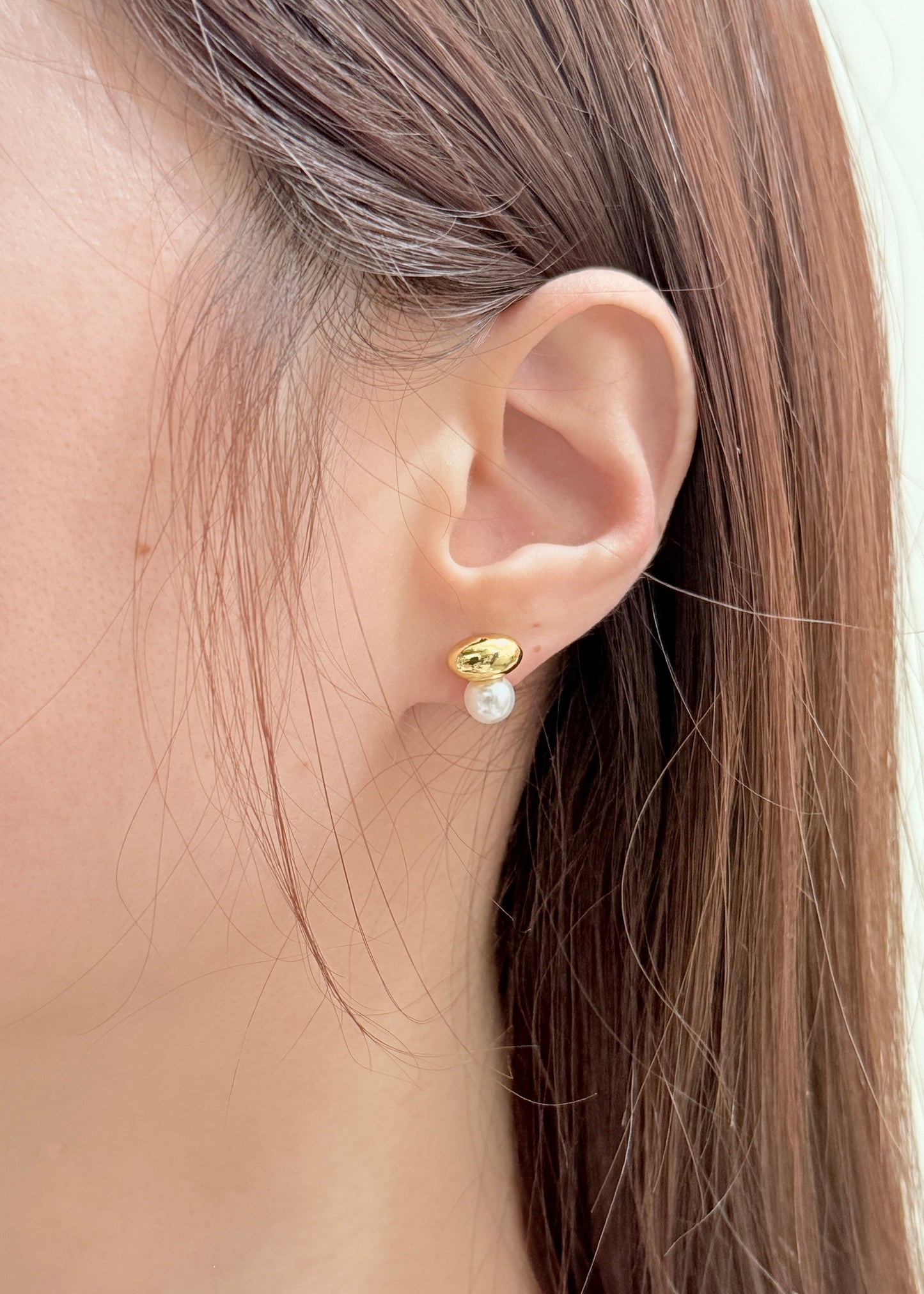 Pearl Bean Earrings