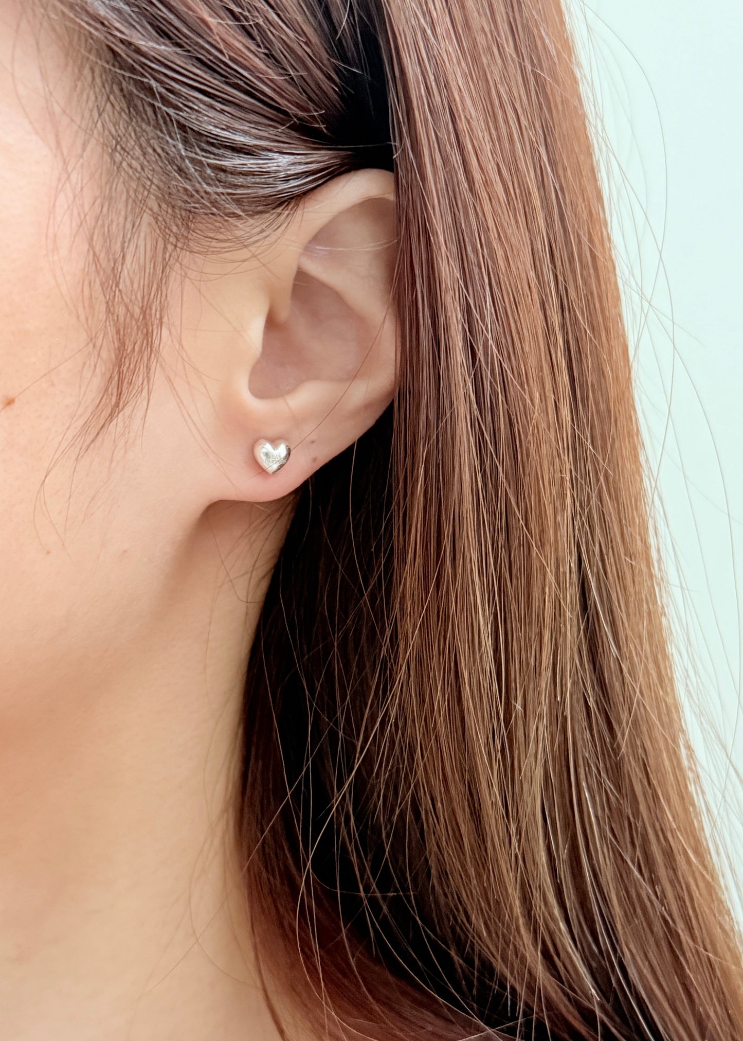 Back-hung Double Heart Earrings