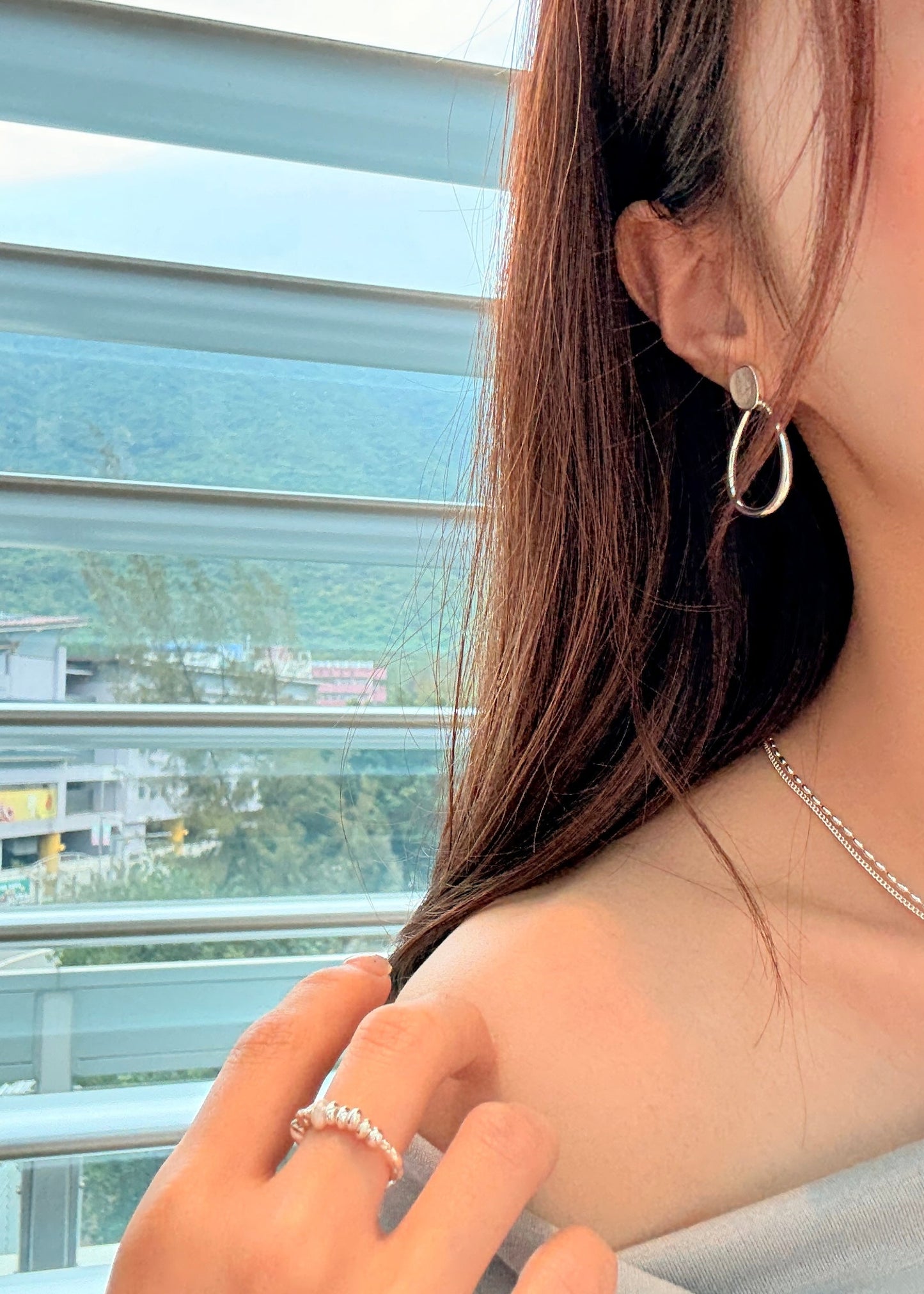 Early Spring Labradorite Earrings