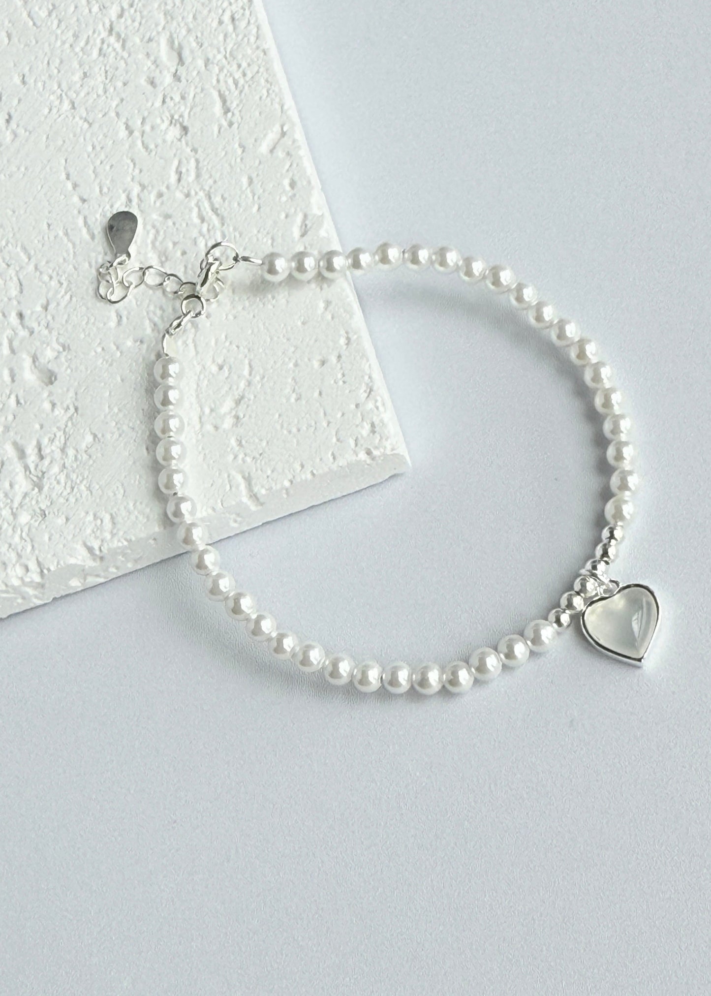 Pearl Heart Bracelet