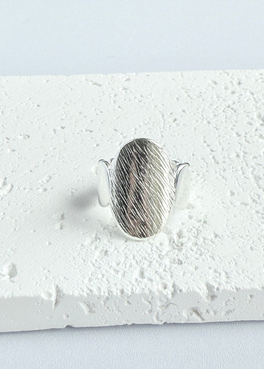 Niche Design Retro Simple Texture Ring