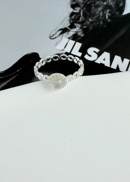 Moonstone Lace Ring