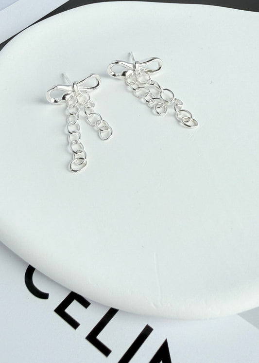Bow Tassel Earrings