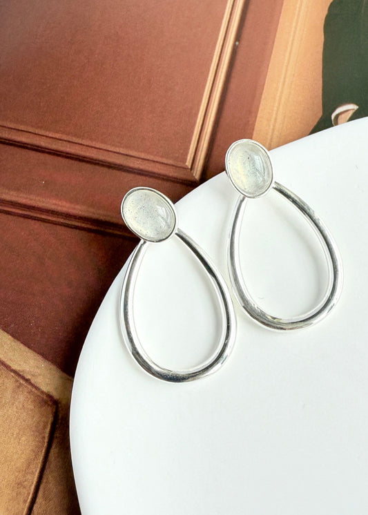 Early Spring Labradorite Earrings